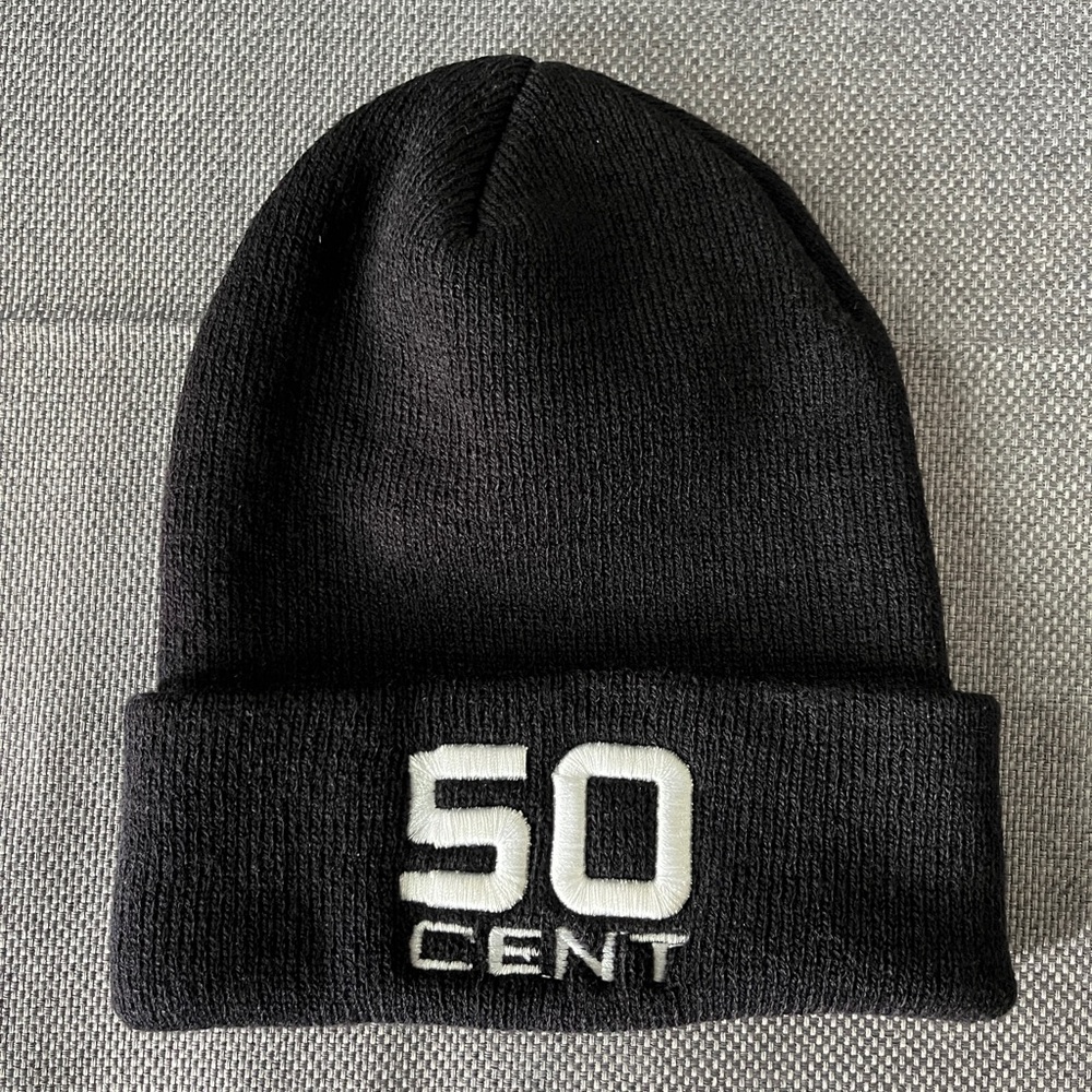 50 Cent G Unit Vintage Rap Beanie Hat Black One Size Hip Hop